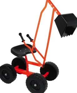 Excavadora de metal con ruedas de 104 x 33 x 58 cm - Small foot company