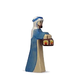 Figura Belén Navideño - Pastor con lámpara 2 - Holztiger