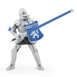 Figura caballero león lanza azul - Papo