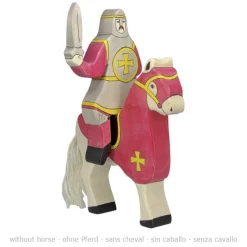 Figura Caballero Rojo con espada - Holztiger