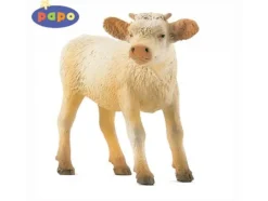 Figura de becerro Charolais - Papo