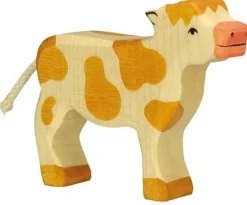 Figura de becerro de pie - Holztiger
