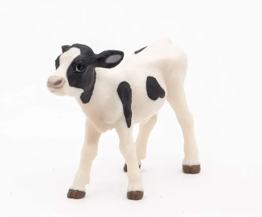 Figura de becerro en blanco y negro - Papo