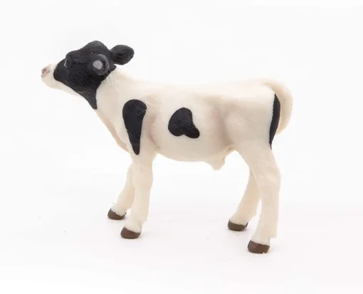 Figura de becerro en blanco y negro - Papo