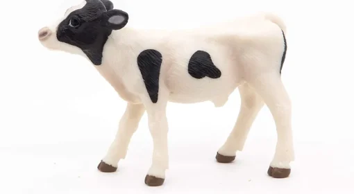 Figura de becerro en blanco y negro - Papo