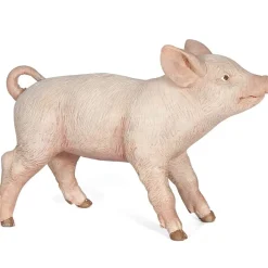 Figura de becerro Limousin rosa Castaño