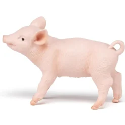 Figura de becerro Limousin rosa Castaño