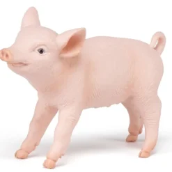 Figura de becerro Limousin rosa Castaño