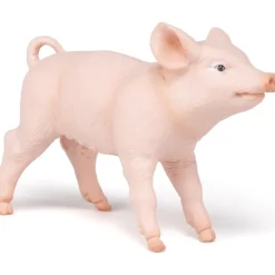 Figura de becerro Limousin rosa Castaño