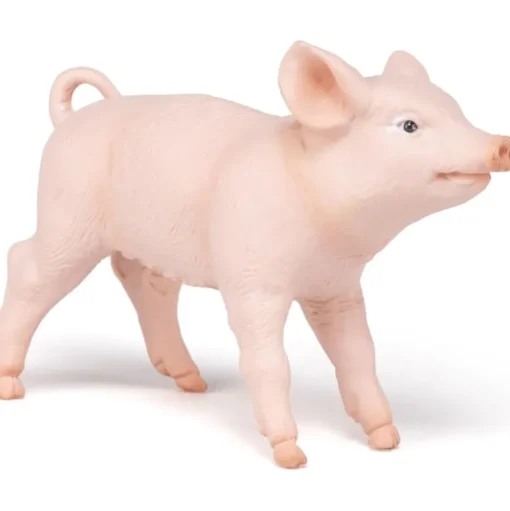 Figura de becerro Limousin rosa Castaño