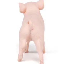 Figura de becerro Limousin rosa Castaño