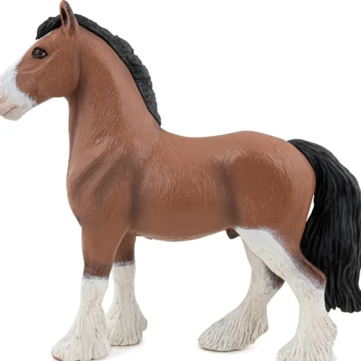Figura de caballo de Clydesdale - Papo
