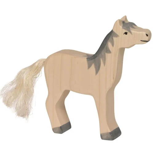 Figura de caballo de pie - Holztiger