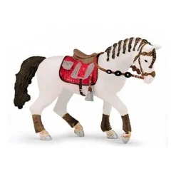 Figura de caballo del jinete de la moda. - Papo