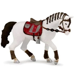 Figura de caballo del jinete de la moda. - Papo