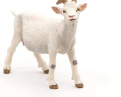 Figura de cabra con cuernos blancos - Papo
