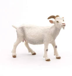 Figura de cabra con cuernos blancos - Papo