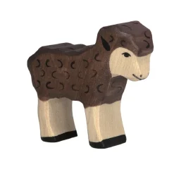 Figura de cordero, negro - Holztiger