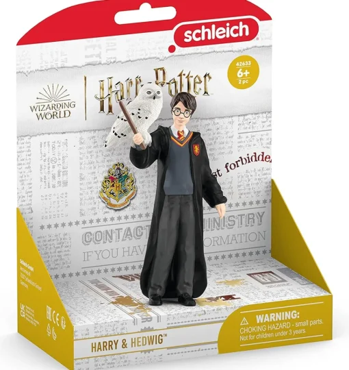 Figura de Harry Potter y Hedwig. - Schleich