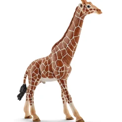 Figura de jirafa macho marrón Schleich
