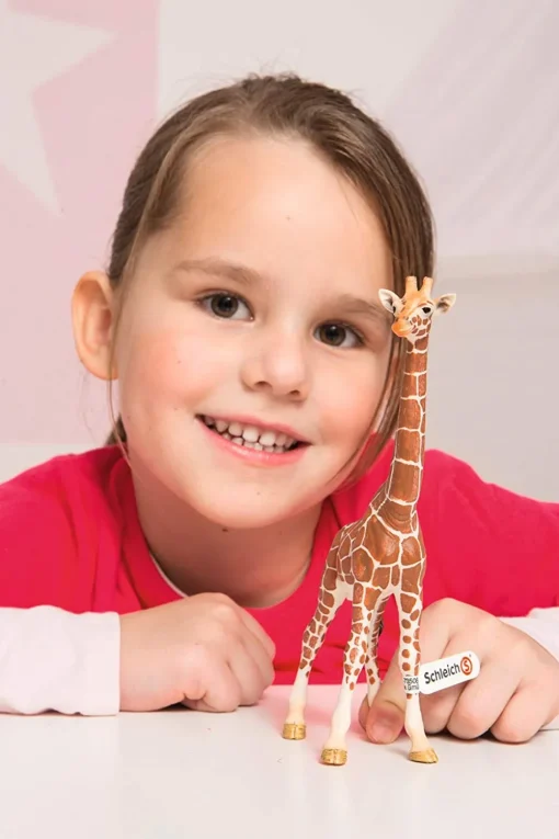 Figura de jirafa macho marrón Schleich