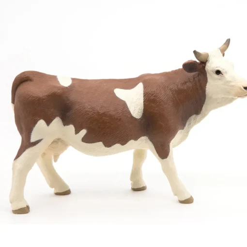 Figura de vaca Simmental Castaño