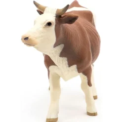 Figura de vaca Simmental Castaño