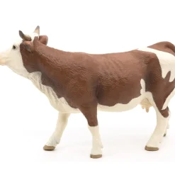Figura de vaca Simmental Castaño