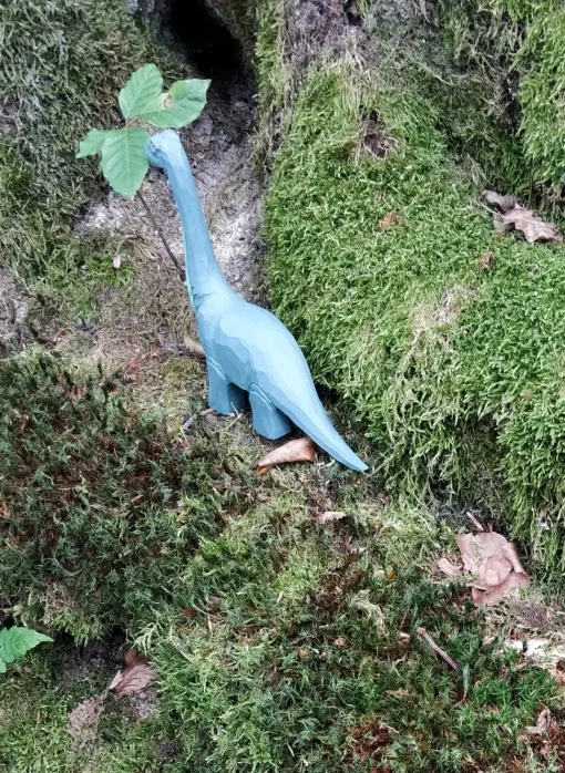 Figura Diplodocus en madera - Wudimals