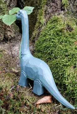 Figura Diplodocus en madera - Wudimals