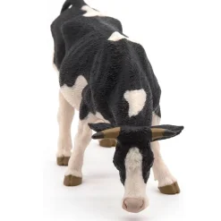 Figura vaca pastando en blanco y negro - Papo