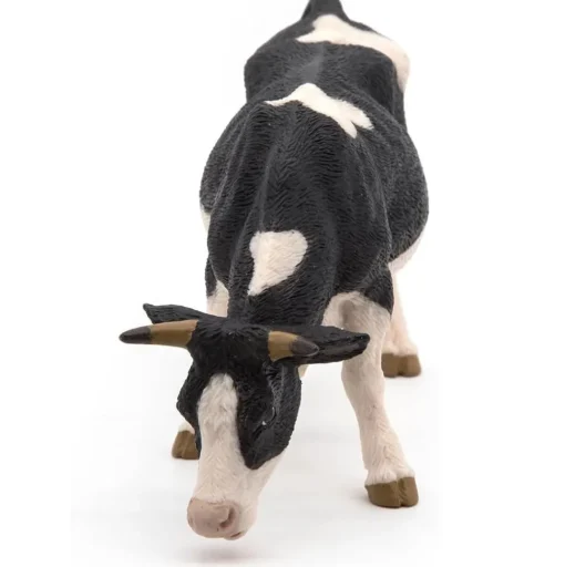 Figura vaca pastando en blanco y negro - Papo