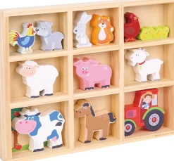 Figuras de madera Animales de la granja - New Classic Toys