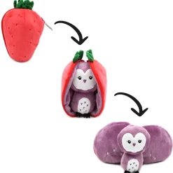 Flipetz Peluche Búho Fresa - Les Déglingos