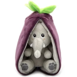 Flipetz Peluche Elefante Berenjena - Les Déglingos