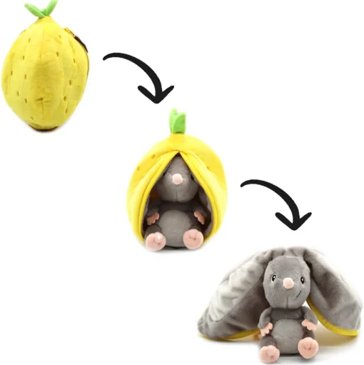 Flipetz Peluche Ratón Limón - Les Déglingos