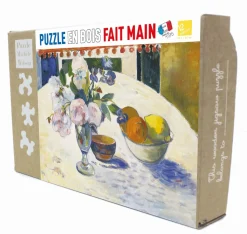 Flores y un cuenco de frutas de Gauguin - Puzzle Michèle Wilson