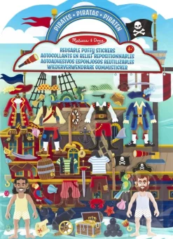 Folleto de pegatinas en relieve de los piratas - Melissa & Doug