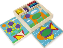 formas bloquea los patrones de aprendizaje - Melissa & Doug