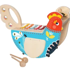 Gallina musical de madera - Manhattan Toy
