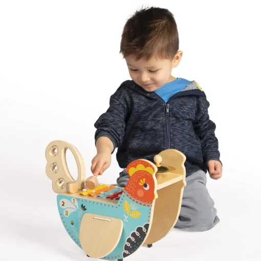 Gallina musical de madera - Manhattan Toy