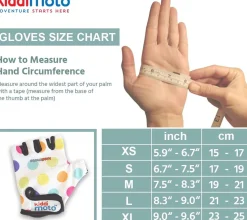 Gants Pastel Dotty MEDIUM - Kiddimoto