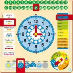Gran reloj calendario francés - Goula