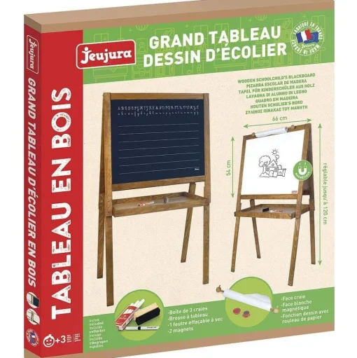 Gran tablero de dibujo para escolares - Jeujura