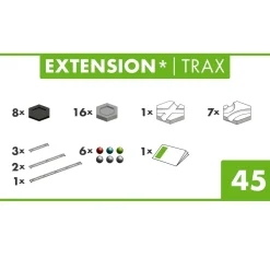 Gravitrax - Conjunto de expansión rieles 44 piezas - Ravensburger