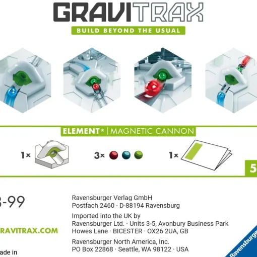 Gravitrax - Elemento cañón magnético - Ravensburger
