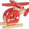 Helicóptero rojo de madera - Goki