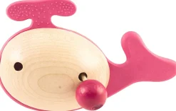 Hochet Baleine Jon0+ rosa - Little Big Things