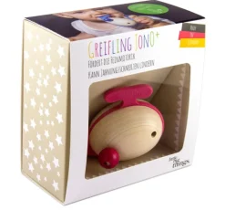 Hochet Baleine Jon0+ rosa - Little Big Things