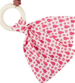 Hochet Doudou Bib0+ rosa - Little Big Things